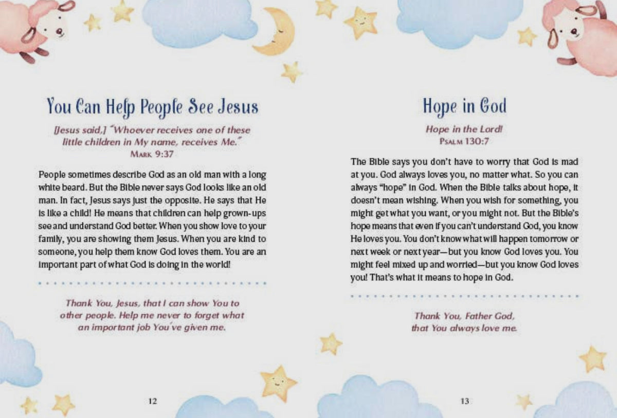 3-Minute Bedtime Devotions for Little Hearts