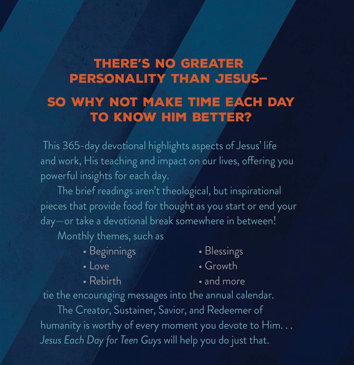 Jesus Each Day for Teen Guys