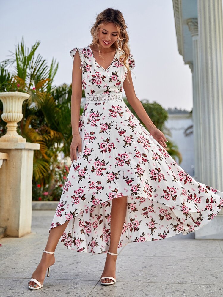 Floral High/Low Hem Dress | Love & Grace Boutique Floral High/Low Hem Dress | Love & Grace Boutique
