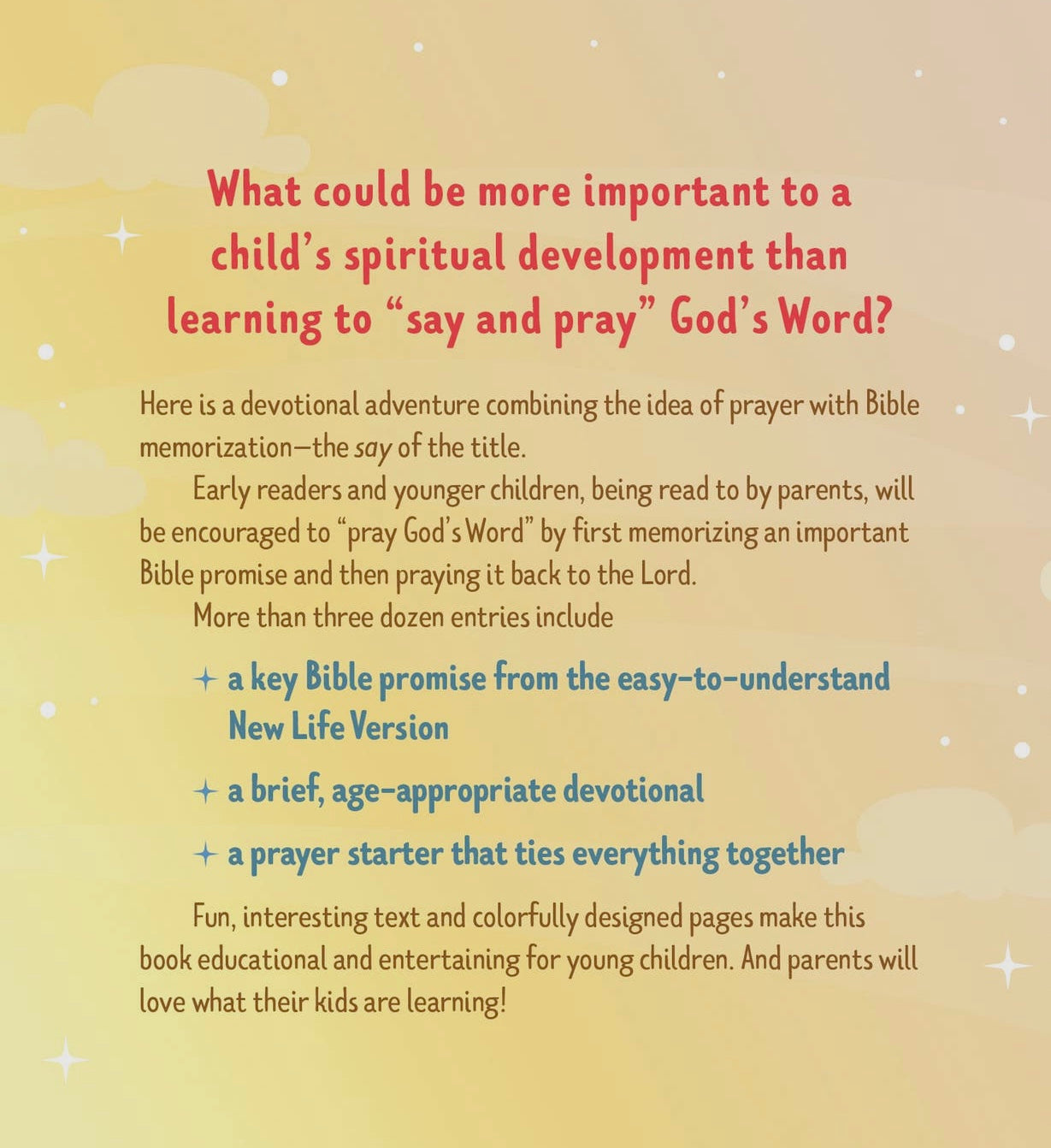Say & Pray God‘s Word: A Devotional for Kids