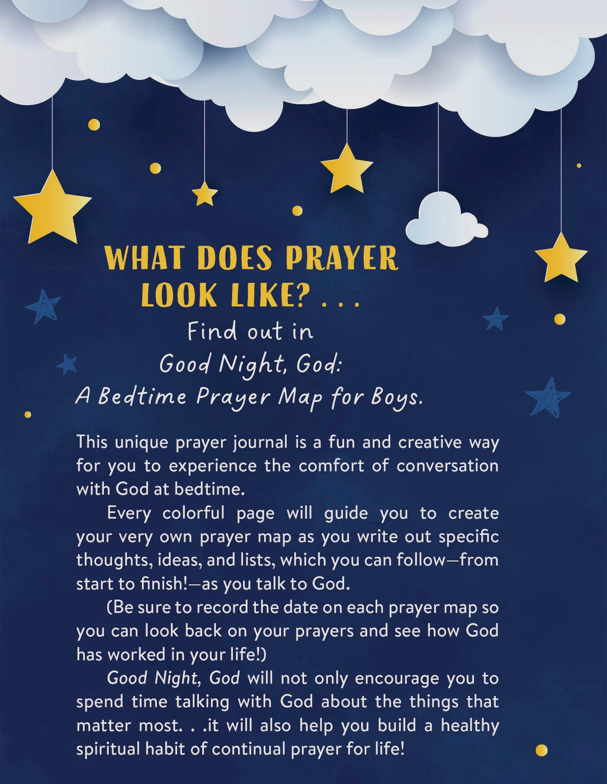 Good Night, God: A Bedtime Prayer Map for Boys