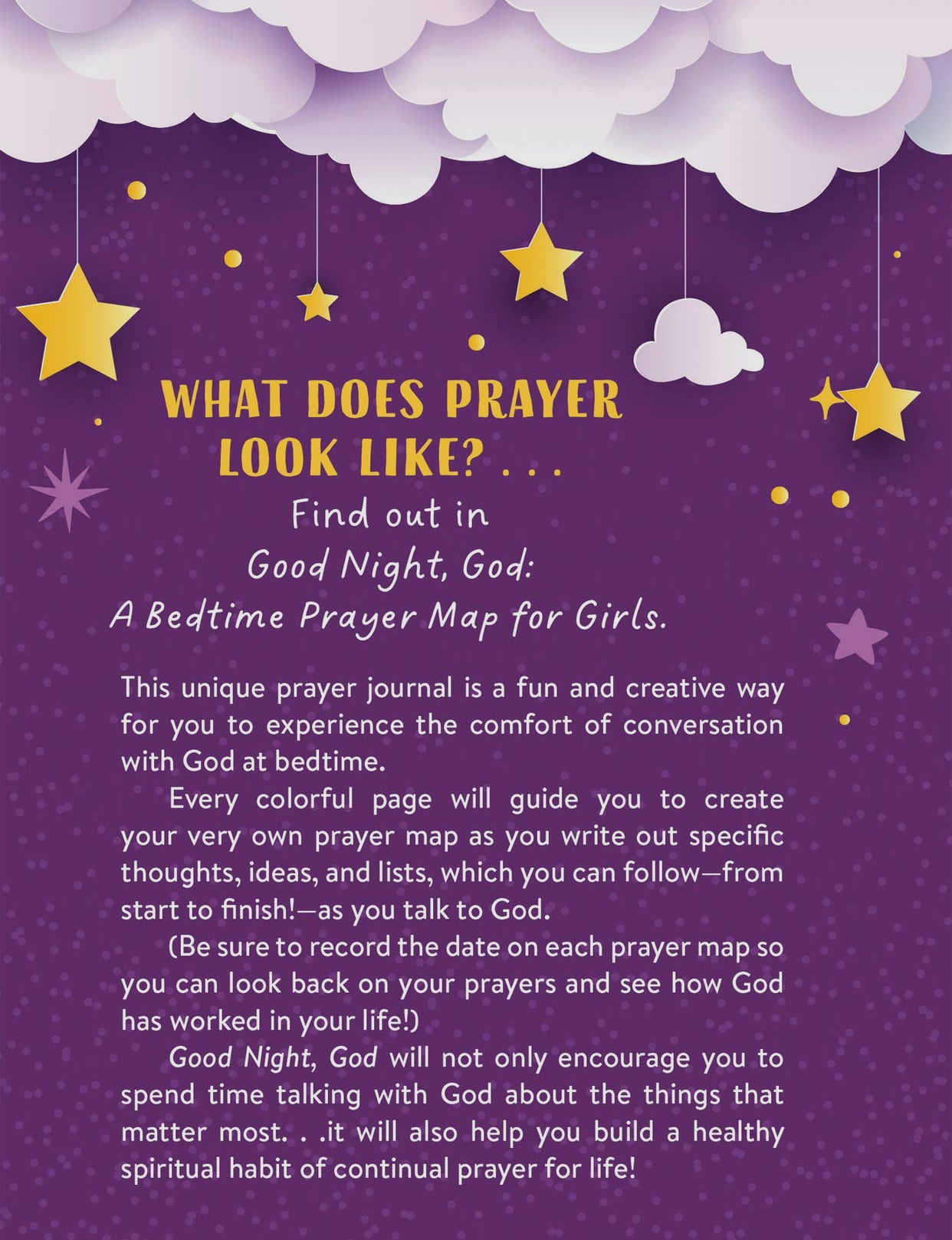 Good Night, God: A Bedtime Prayer Map for Girls