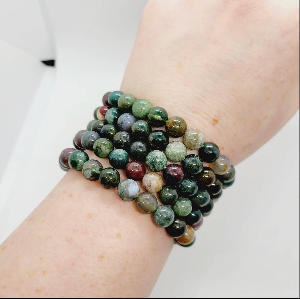 India Agate Stone Bracelet
