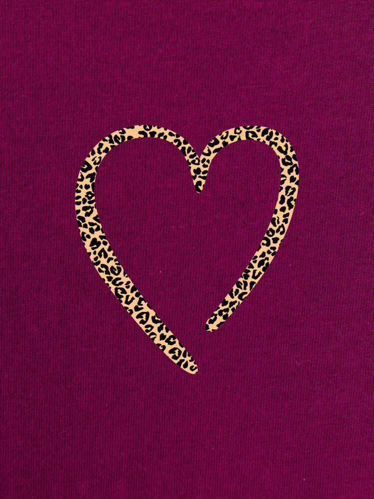Leopard Heart Tee  Love & Grace Boutique