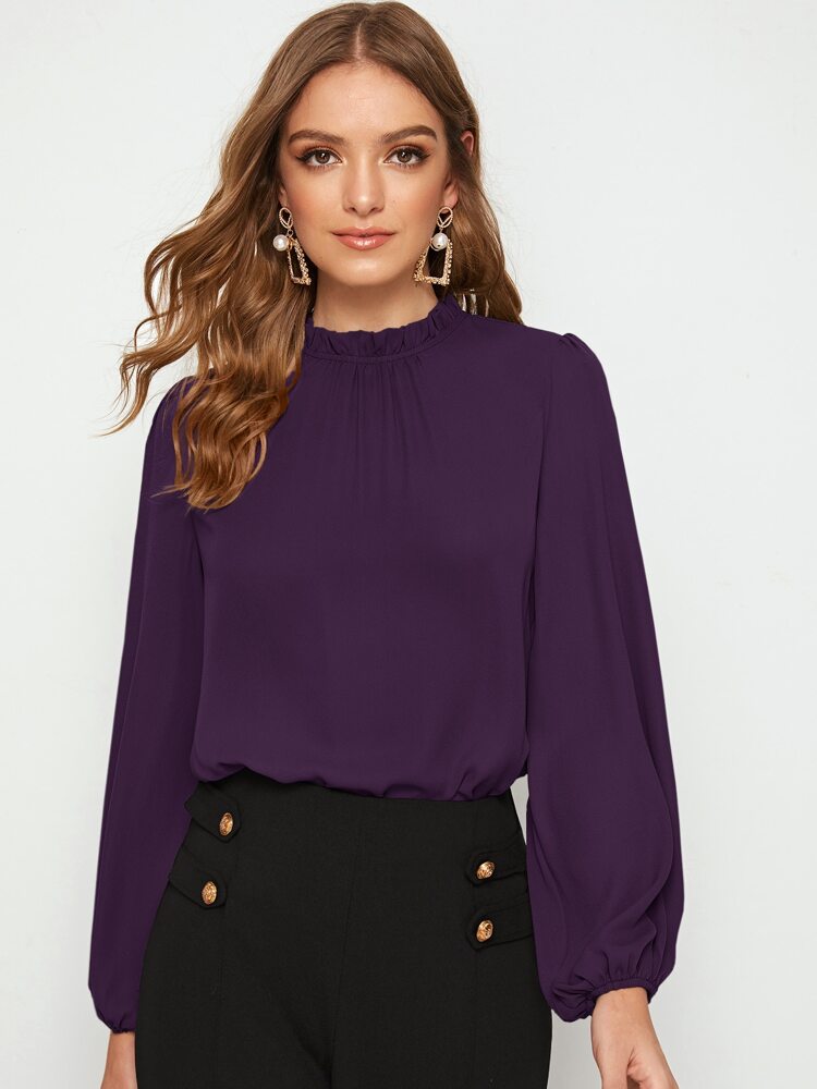 Chic Purple Blouse