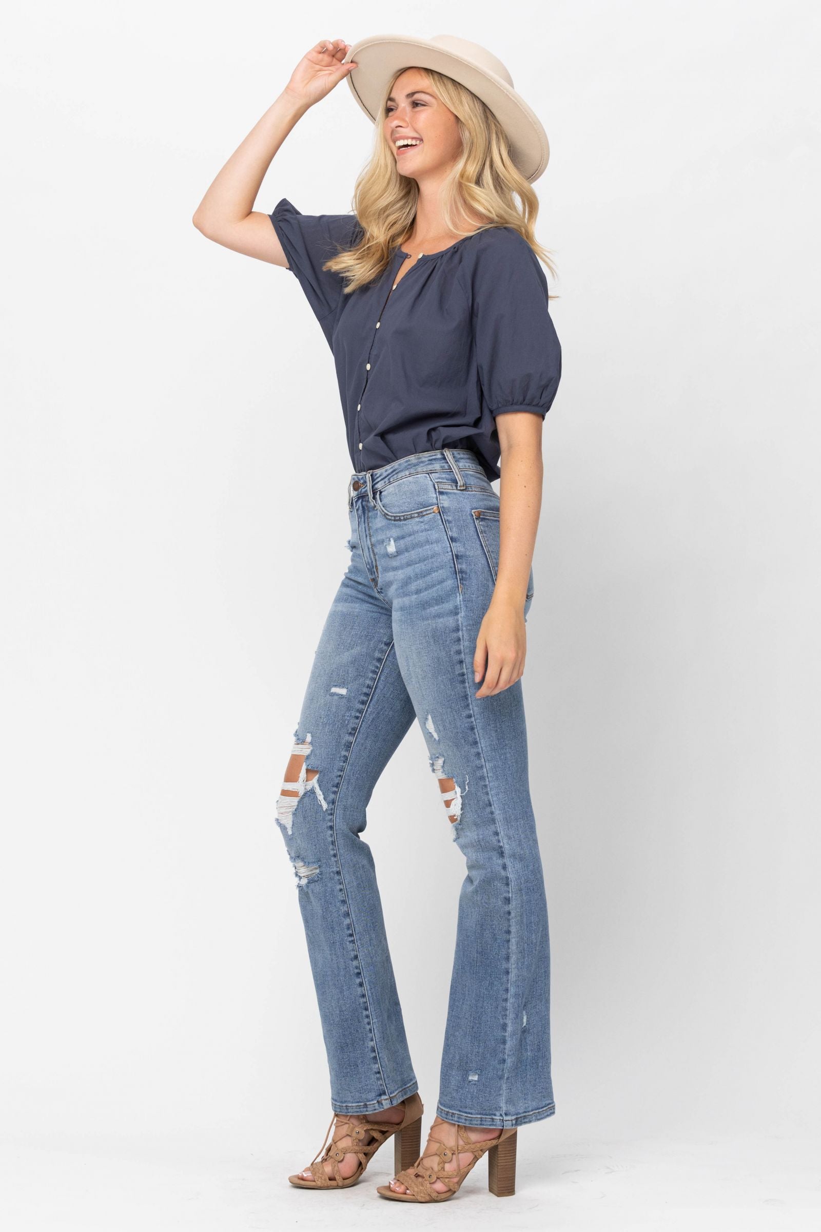 Judy Blue Stone Washed Jeans Love Grace Boutique