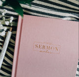 Sermon Notes-Pink Linen